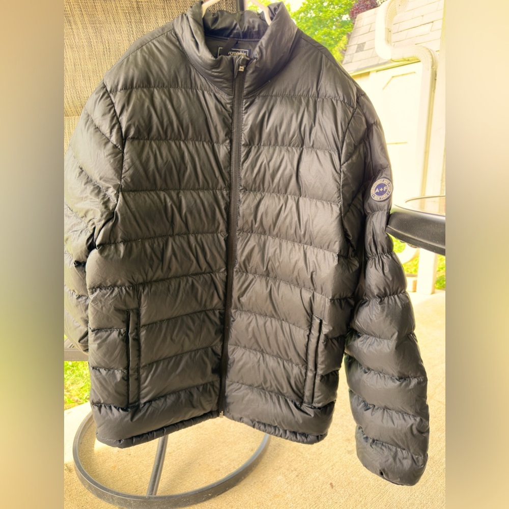XS ABERCROMBIE & FITCH down Jacket with Grey feathers , Puffer Jacket! Unisex